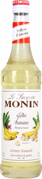 Le Sirop de Monin Banane gelb - 0.7l - Monin
