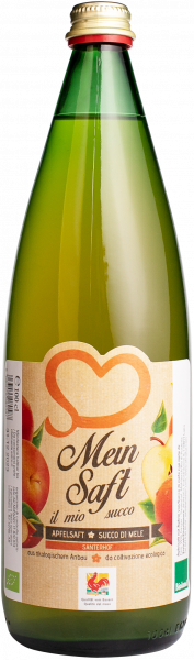 Apfelsaft des Hauses Bio - 1l - Santerhof