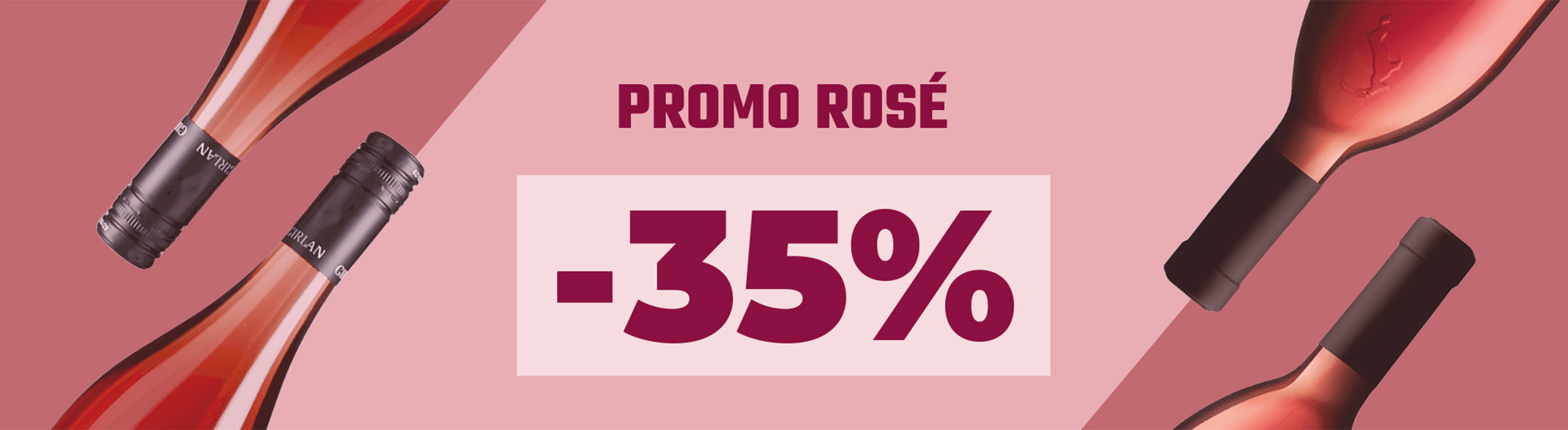 Fino al –35% di sconto su vini rosè