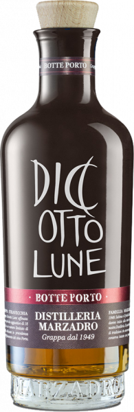 Grappa Le Diciotto Lune Riserva botte Porto Marzadro - 500ml - DISTILLERIA MARZADRO SPA