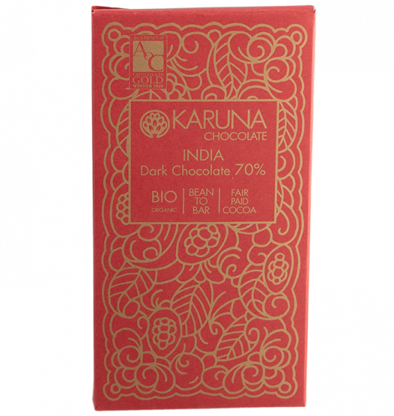Schokolade 70 % Single Origin India Bio - 60g - Karuna