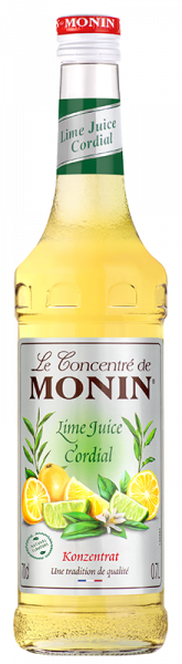 Le Concentre de Monin Lime Juice Cordial - 0.7l - Monin