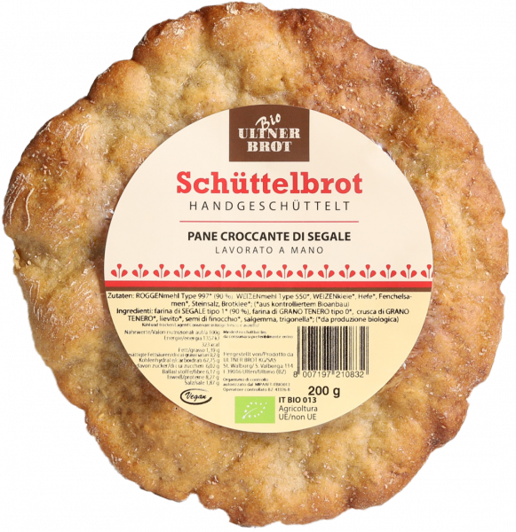 Schüttelbrot Bio - 200g - Ultner Brot