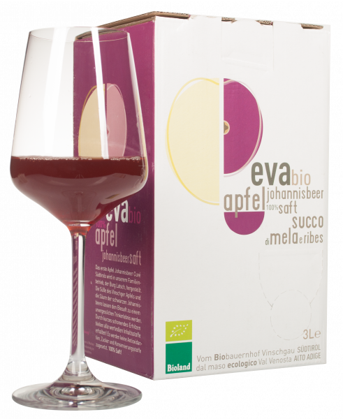 Apfel Johannisbeersaft Bio Bag in Box - 3l - Eva Apfelsaft