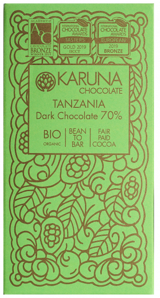 Cioccolato 70% Single Origin Tanzania BIO - 60g - Karuna