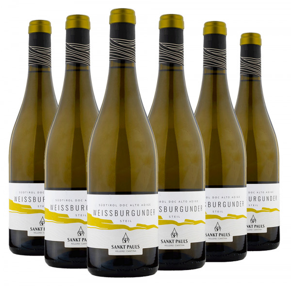 Selezione "Pinot Bianco Steil" - 6Stck. - Kellerei St. Pauls