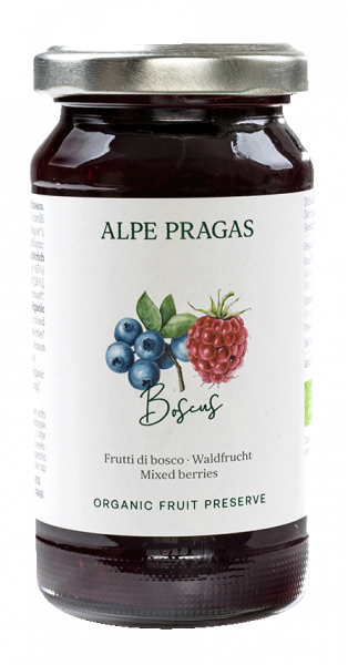 Frutti di bosco Bio Composta - 220g - Alpe Pragas