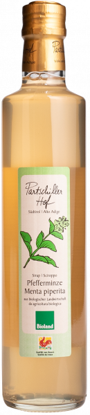 Pfefferminzsirup Bio - 0.5l - Partschillerhof