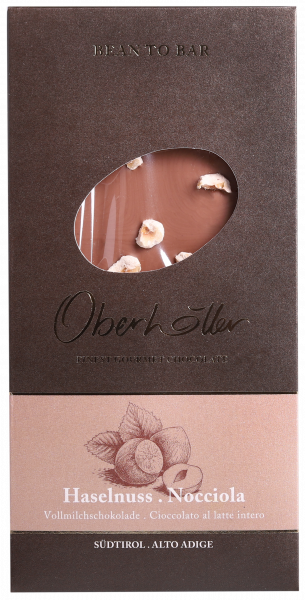 Vollmilchschokolade Haselnuss - 100g - Oberhöller